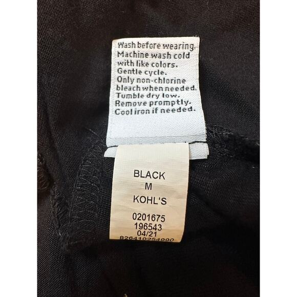 Nine West Black Solid Knit Cardigan Soft Everyday Wear Size Medium - Picture 5 of 5